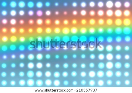 Colorful abstract decorative background with circles in rainbow colors. Can be used as wallpaper.