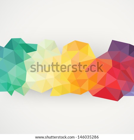 Triangle pattern background, triangle background, vector illustration with plenty space for your text