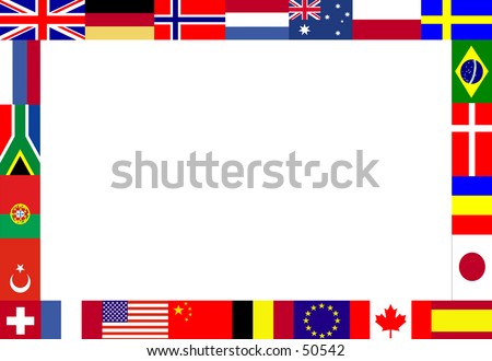 Frame, Composed Of Multiple Flags Stock Photo 50542 : Shutterstock