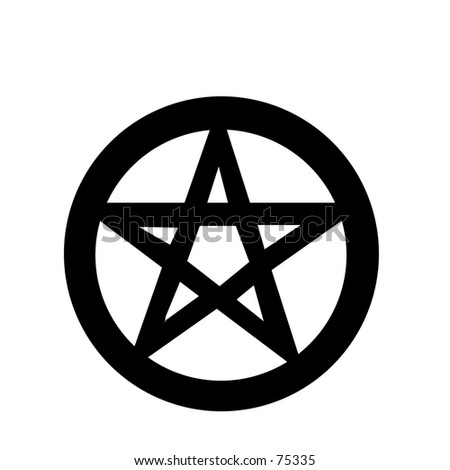 Black And White Pentacle Stock Photo 75335 : Shutterstock