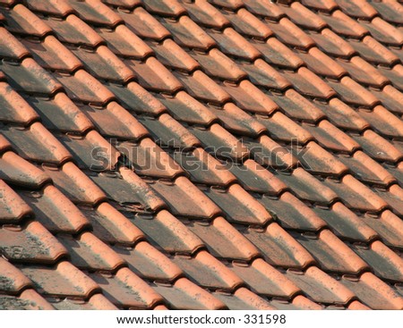 a red roof