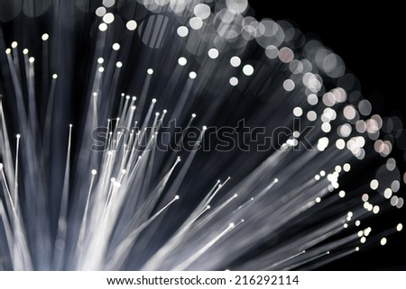 Internet technology fiber optic