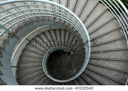 Similar – Foto Bild Wendeltreppe mit Schwindelgefühl