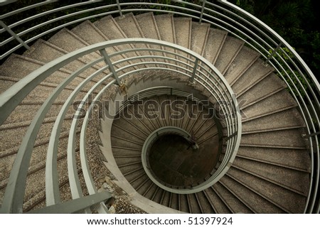 Similar – Foto Bild Wendeltreppe mit Schwindelgefühl