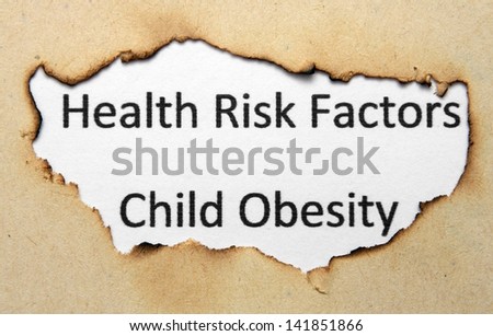 Health risk factors - child obesity