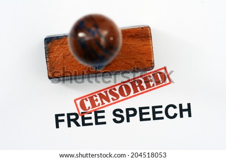 Free speech censored
