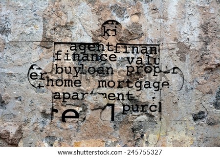 Mortgage and loan concept
