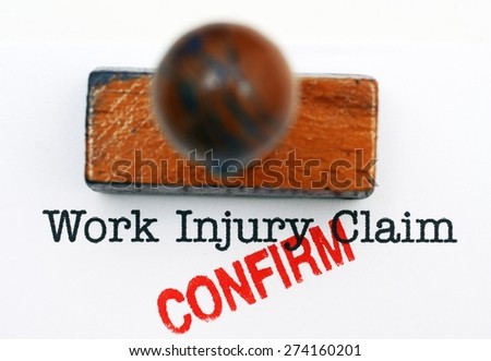 Work injury claim - approved