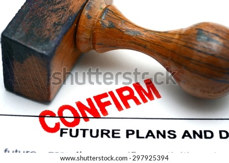 Future plans confirm