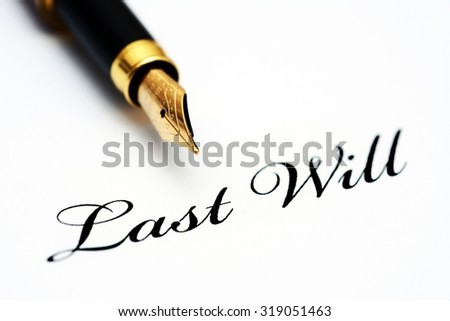 Pen on last will