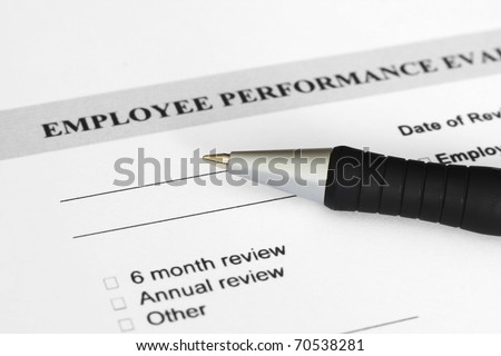 Employee performance evaluation