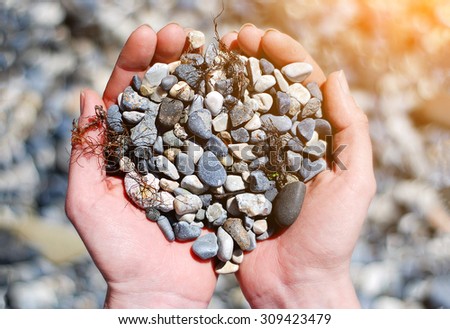 Stones in Hands