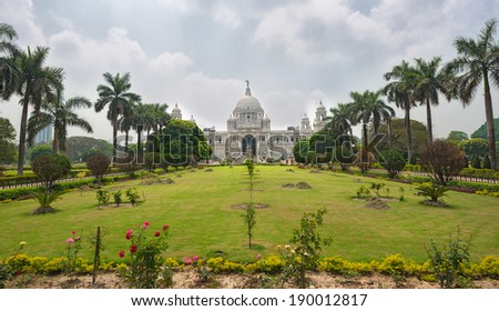 Victoria Memorial in Calcutta (Kolkata) - India