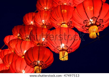 Chinese nylon red lantern (spring festival celebration)