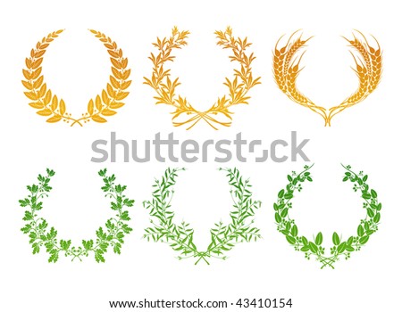 Wreaths, set