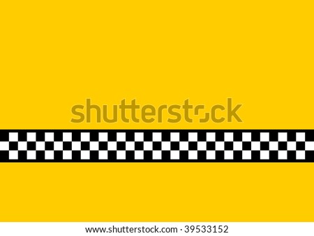 (Vector) Inspired by the famous New York Yellow Cabs, with plenty of copy space. A jpg version is also available.