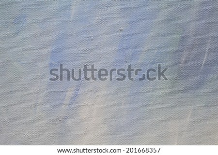 unusual abstract tender sky blue painted canvas background texture