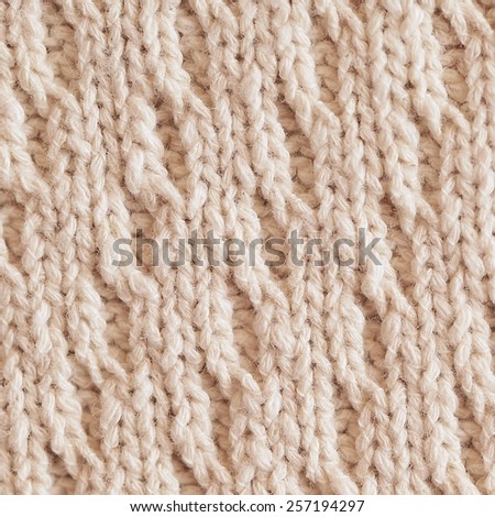 Unusual Abstract  knitted pattern background texture