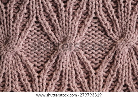 Unusual abstract knitted pattern background texture
