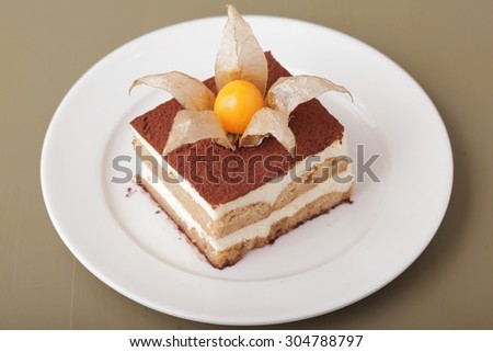 fresh delicious cake closeup background texture