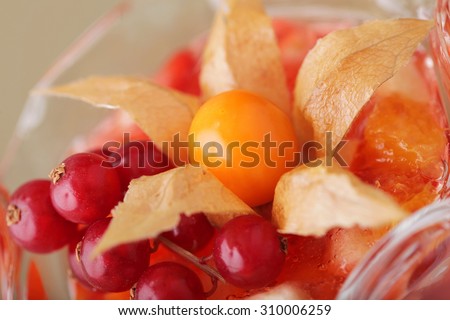 fresh delicious cake with berries closeup background texture