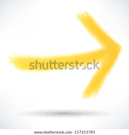 Similar – Image, Stock Photo Yellow Arrow Left Dirty