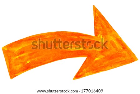 Similar – Image, Stock Photo Yellow Arrow Left Dirty