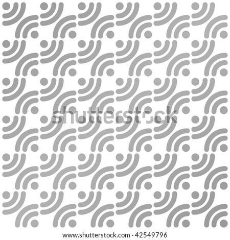 Gray vector simple patterns with rss symbols