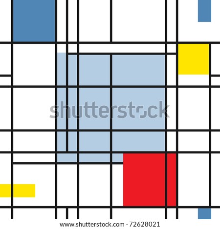 Seamless Geometric Abstract Pattern In Style Suprematism Art Stock ...