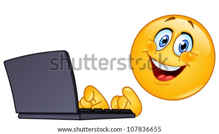 Emoticon with computer