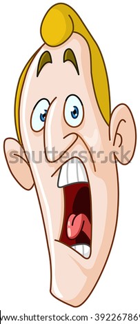 Fearful Face Clip Art Vector | Download Free Vector Art | Free-Vectors