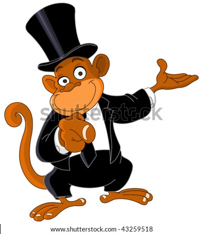 Pointing monkey