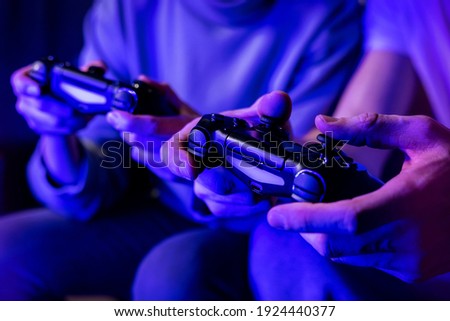 Similar – Image, Stock Photo Closeup of man playing violin