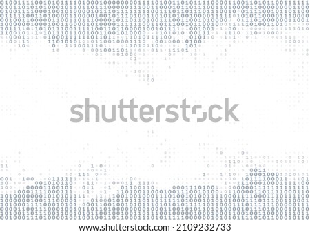 Abstract digital background with ones and zeros. Vector graphic pattern with binary code Stock foto © 