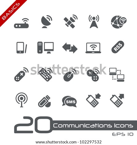Wireless Communications Icons // Basics