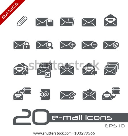 E-mail Icons // Basics