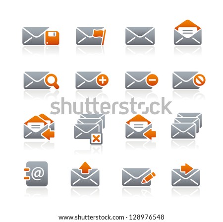 E-mail Icons // Graphite Series