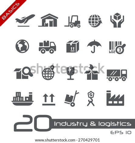 Industry & Logistics Icons // Basics