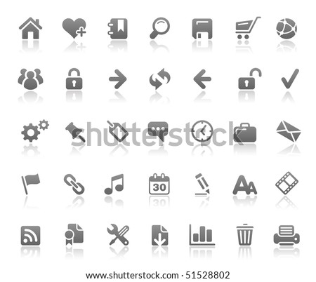 Website & Internet Icons // Basics Series