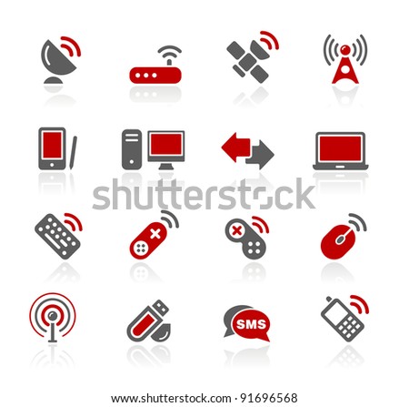 Wireless Communications Icons -- --Redico Series