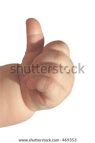 Baby Thumb Up Stock Photo 469353 : Shutterstock