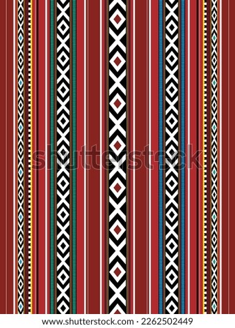 Detailed Horizontal Traditional Handmade Sadu Rug