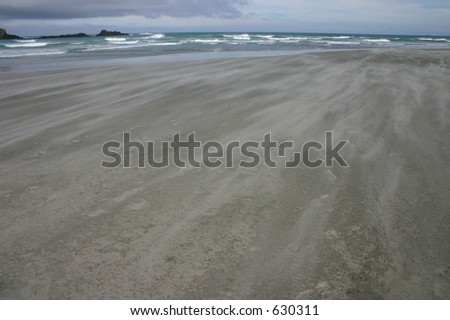 Dunedin sand storm