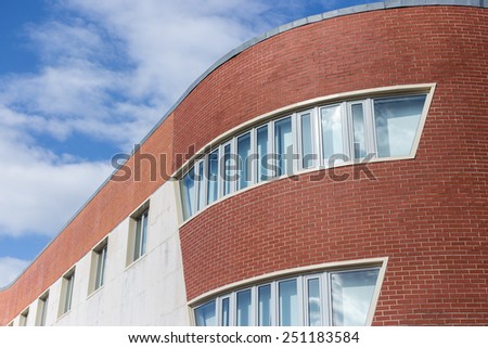 Brick building on university campus