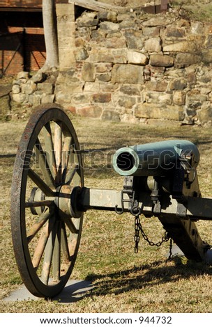 Vintage Cannon at the American Civil War Center Richmond Virginia