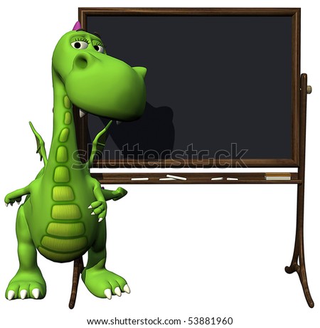 Baby Dragon Green Back To School Blank Stock Photo 53881960 : Shutterstock