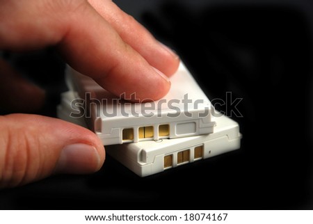 stock pictures of flat batteries from consumer products