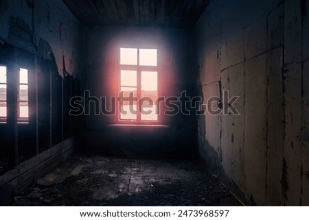 Similar – Image, Stock Photo Abandoned house on the field