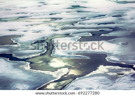Similar – Image, Stock Photo lane change | ice age