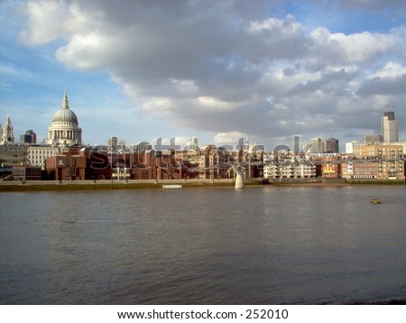 Skyline, River Thames, London England